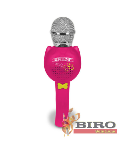 BT Microfon pentru karaoke roz, 60766
